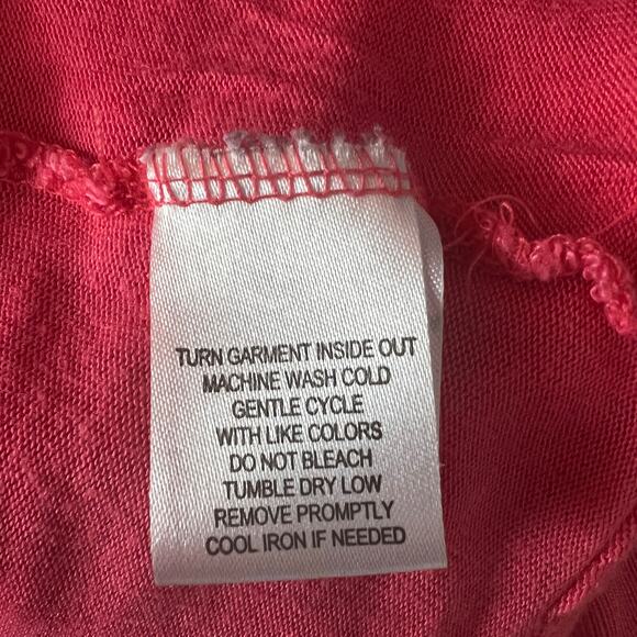 French Laundry Open Front Crochet Pink Cardigan Size L - Picture 9 of 11